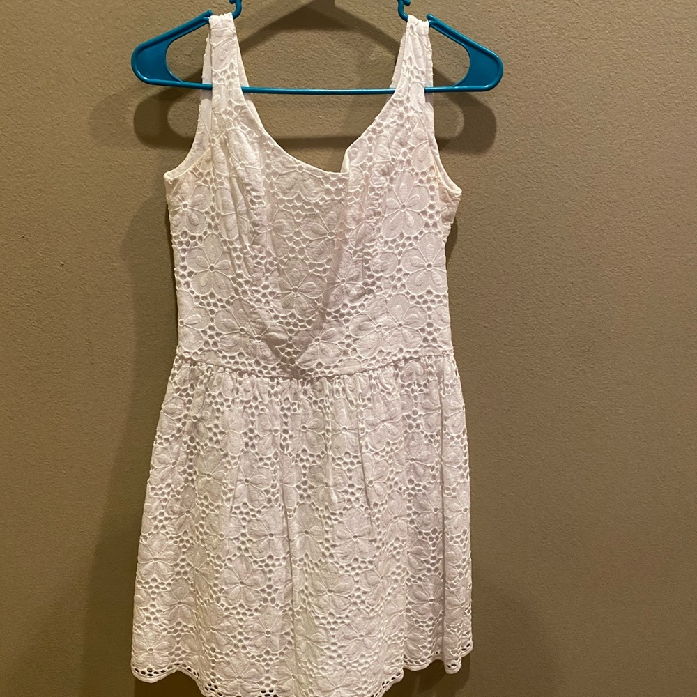 White Lilly Pulitzer Lace Dress